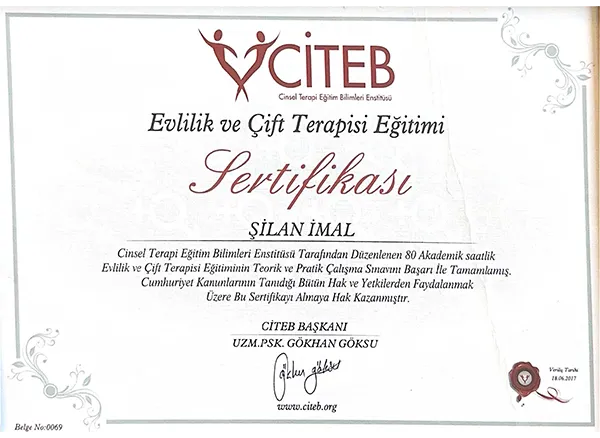 CİTEB Sertifikası